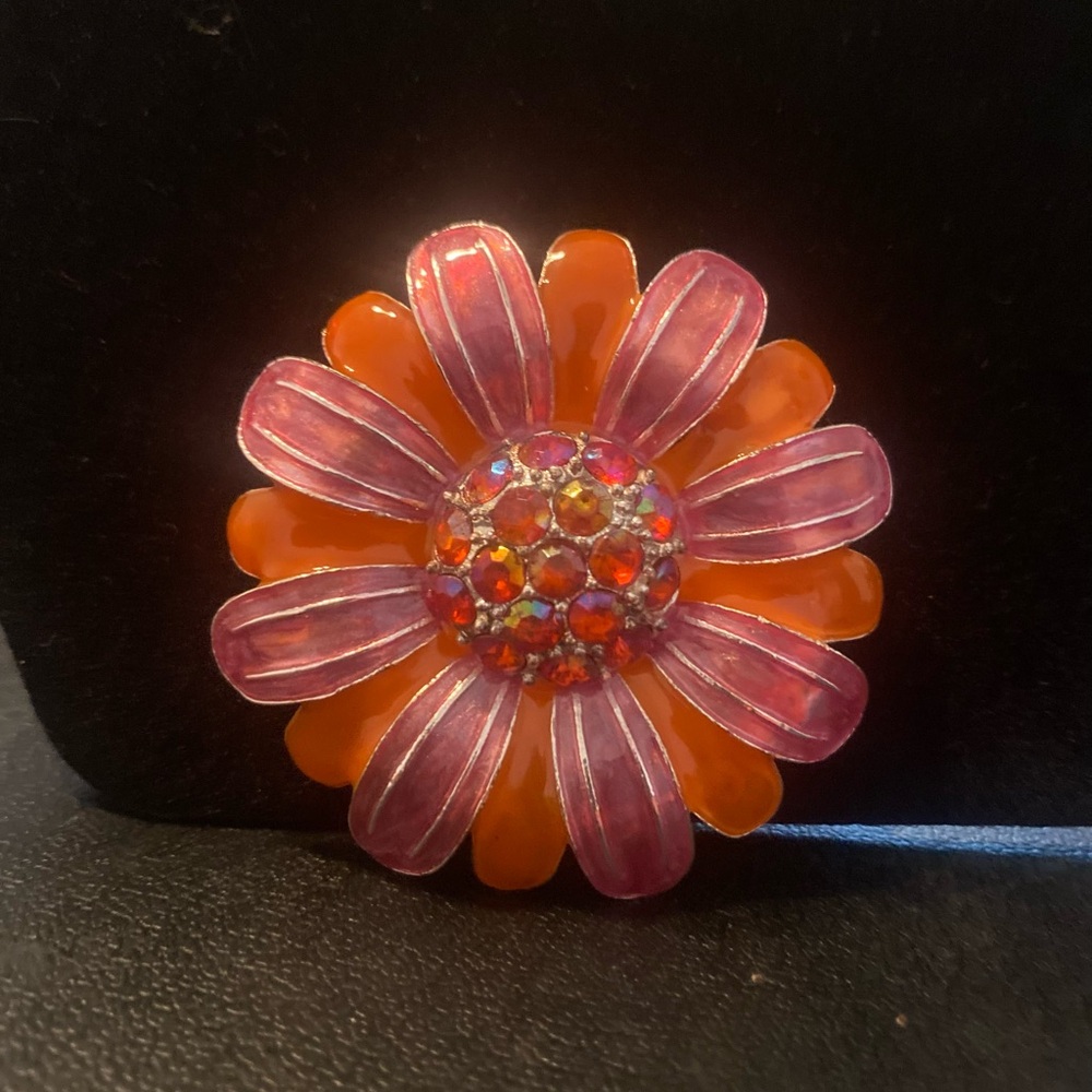 Explosive Vintage Flower Brooch - Colorful Dreamy Flower Power